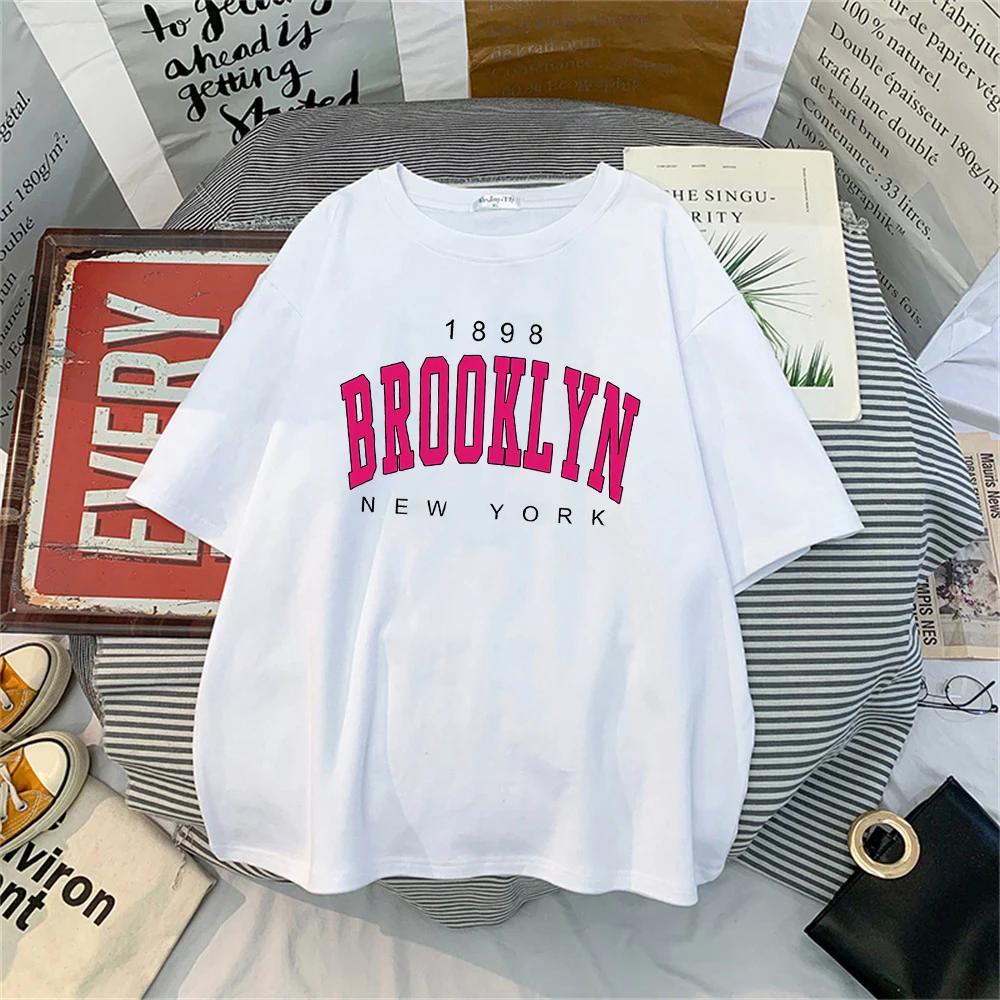 Women TShirt New York Print Letter T Shirt Women Streetwear Tops Female TShirt Leisure Fashion Aesthetic T Shirt Lady Tees 4XL
Women TShirt New York Print Letter T Shirt Women Streetwear Tops Female TShirt Leisure Fashion Aesthetic T Shirt Lady Tees 4XL