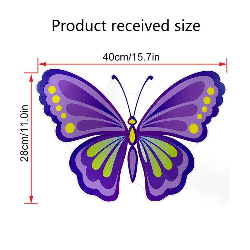 3d 40cm/34cm Large Size Butterfly-shape Wall Stickers For Living Room Bedroom Decorative Stickers Purple Butterfly 40cm
3d 40cm/34cm Large Size Butterfly-shape Wall Stickers For Living Room Bedroom Decorative Stickers Purple Butterfly 40cm