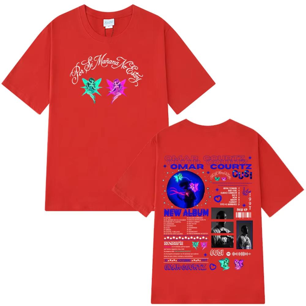 Omar Courtz Por Si Manana No Estoy Album Tour Printed T-shirts Men Women s Fashion T-shirt Casual T Shirts 3XL
Omar Courtz Por Si Manana No Estoy Album Tour Printed T-shirts Men Women s Fashion T-shirt Casual T Shirts 3XL