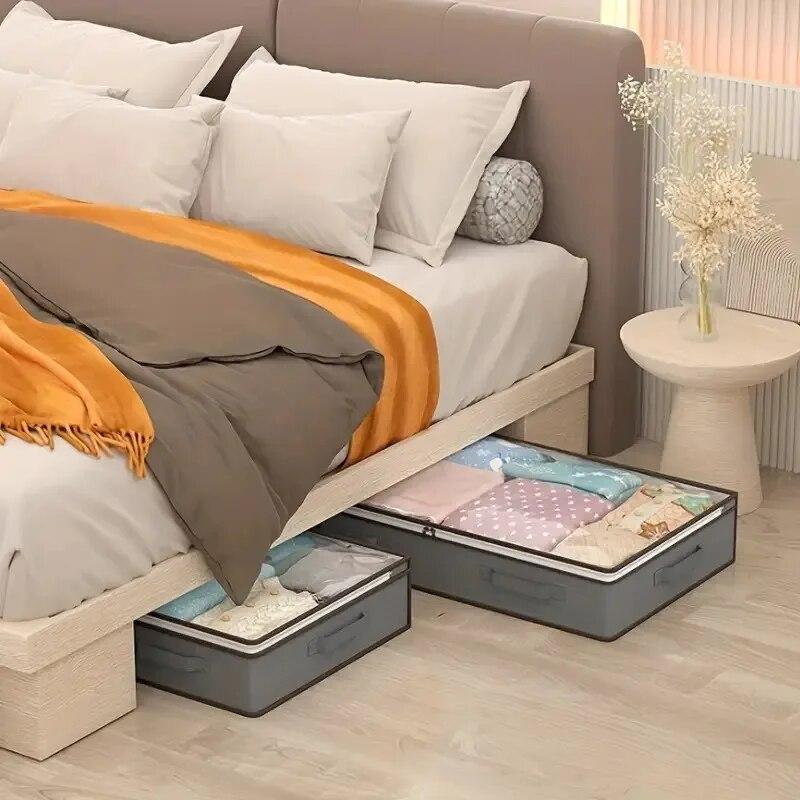 3 Pcs Underbed Storage Bags Large Capacity Thickened And Reinforced Foldable Storage Organizer Containers
3 Pcs Underbed Storage Bags Large Capacity Thickened And Reinforced Foldable Storage Organizer Containers