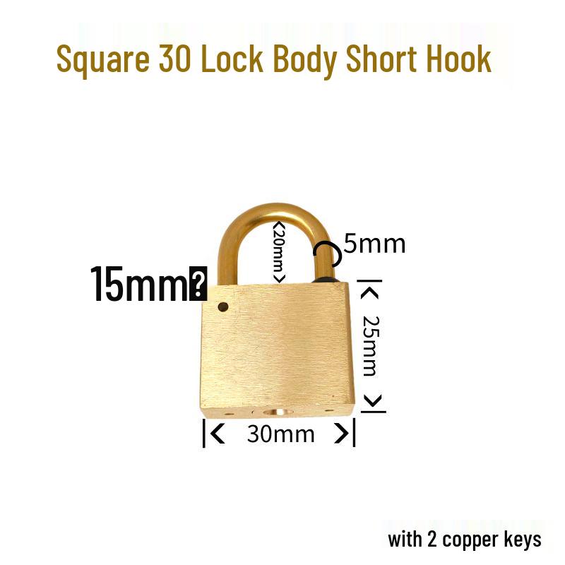 RSRDDY Explosion-Proof Copper Padlock with Short Shackle
RSRDDY Explosion-Proof Copper Padlock with Short Shackle