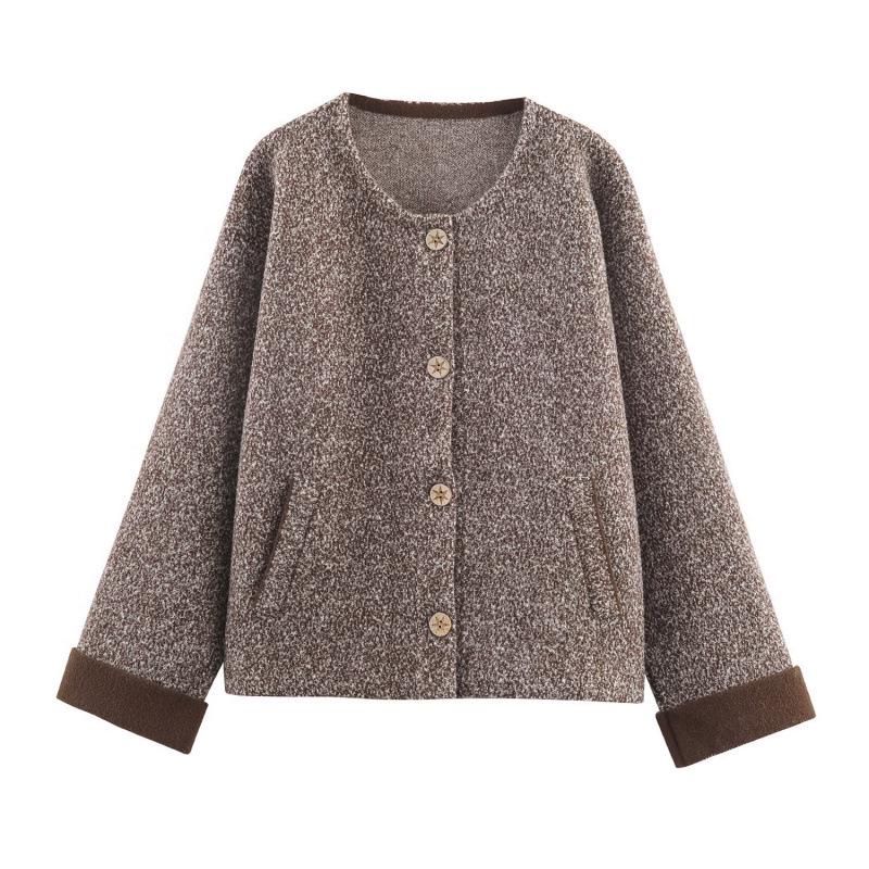 2025 European & American Heather Yarn Retro Cocoon-Shaped Knit Sweater Coat One Size
2025 European & American Heather Yarn Retro Cocoon-Shaped Knit Sweater Coat One Size