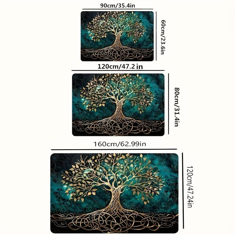 VIKAMA Tree Of Life Print Entrance Mat Living Room Bedroom Decorative Rug Machine Washable Home Furnishings 40x 60cm
VIKAMA Tree Of Life Print Entrance Mat Living Room Bedroom Decorative Rug Machine Washable Home Furnishings 40x 60cm