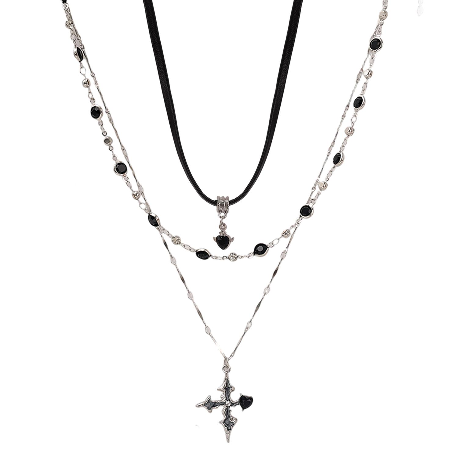 Винтажная черная подвеска-крест регулируемое ожерелье для женщин мужчин многослойная цепочка чокер до ключицы ювелирное изделие подарок
Винтажная черная подвеска-крест регулируемое ожерелье для женщин мужчин многослойная цепочка чокер до ключицы ювелирное изделие подарок