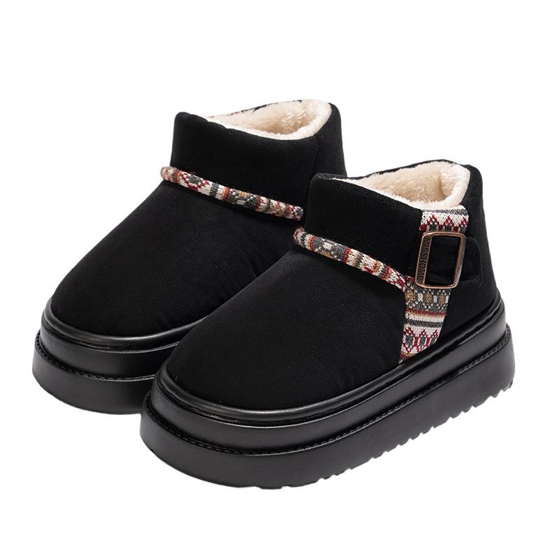Retro contrasting color medium tube cotton boots cotton shoes women s comfortable plush neckline warm winter snow boots 40-41 чорний
Retro contrasting color medium tube cotton boots cotton shoes women s comfortable plush neckline warm winter snow boots 40-41 чорний