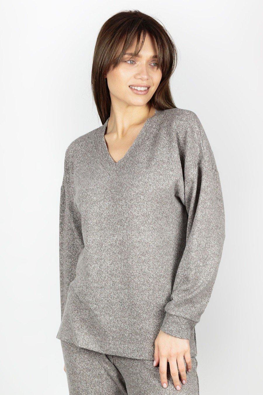 Пуловер Leinle (85850) 52(3XL) сірий
Пуловер Leinle (85850) 52(3XL) сірий