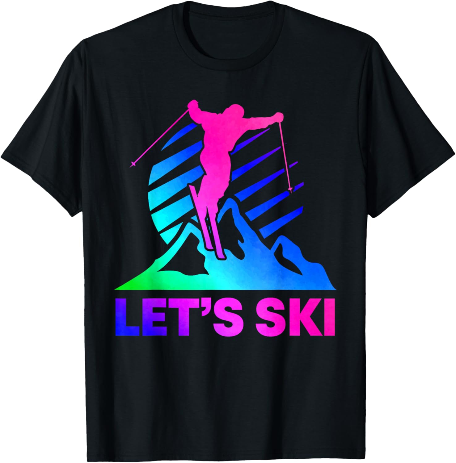 Lets Ski Retro 80s 90s Gradient Graphic TShirt Breathable Cotton Tee 5XL різнокольоровий
Lets Ski Retro 80s 90s Gradient Graphic TShirt Breathable Cotton Tee 5XL різнокольоровий