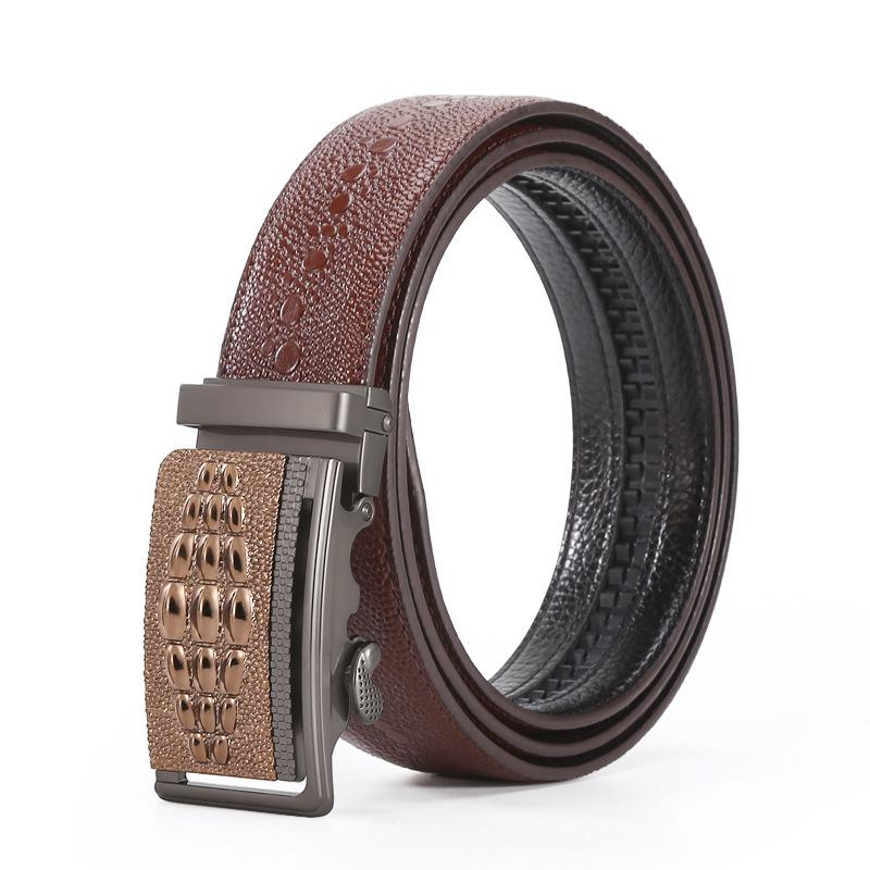 Mary Belt men s pure cowhide crocodile pattern belt alloy automatic buckle men s trouser belt 130cm коричневий
Mary Belt men s pure cowhide crocodile pattern belt alloy automatic buckle men s trouser belt 130cm коричневий