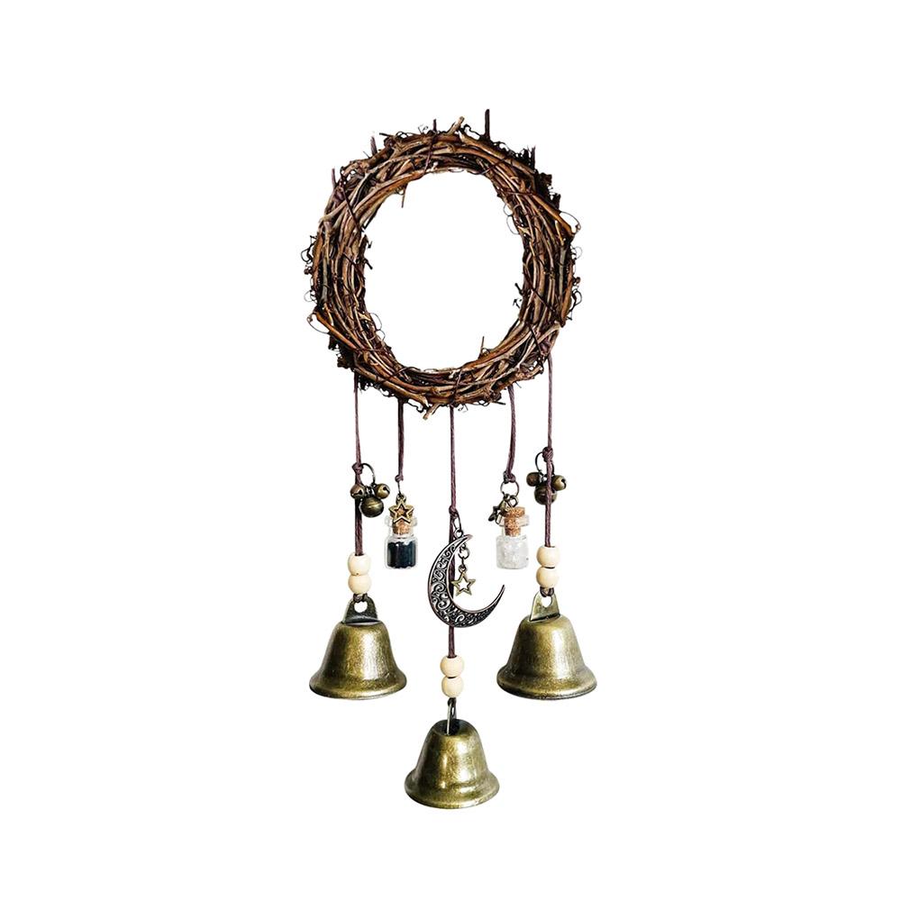 Rattan Wind Chime Portable Braided Handmade Replacement Solid Color Door Gate Zinc Alloy Iron Windbell Ornament
Rattan Wind Chime Portable Braided Handmade Replacement Solid Color Door Gate Zinc Alloy Iron Windbell Ornament