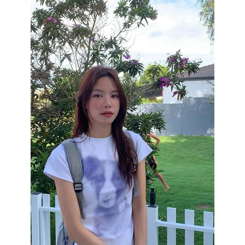 Одежда Gyaru Versatile Retro Print Short Sleeve Casual Slim Fit Slimming Universal Top T Shirt Women
Одежда Gyaru Versatile Retro Print Short Sleeve Casual Slim Fit Slimming Universal Top T Shirt Women