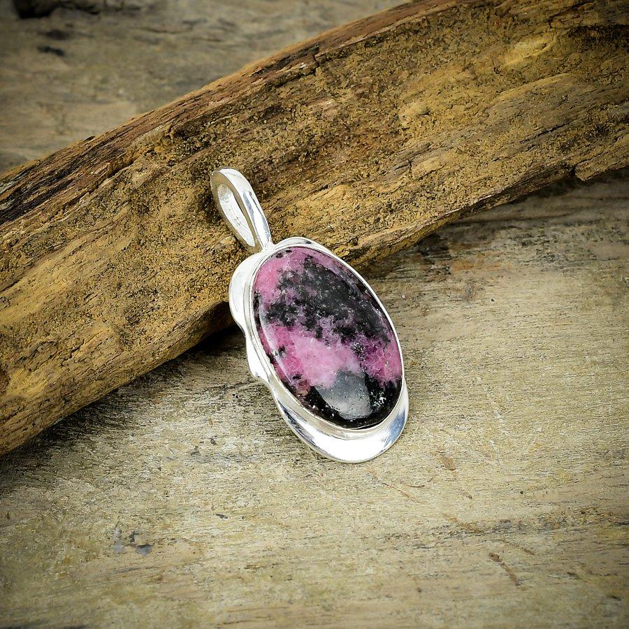 Rhodonite Gemstone Handmade 925 Sterling Silver Jewelry Pendant 1.77 M-111
Rhodonite Gemstone Handmade 925 Sterling Silver Jewelry Pendant 1.77 M-111