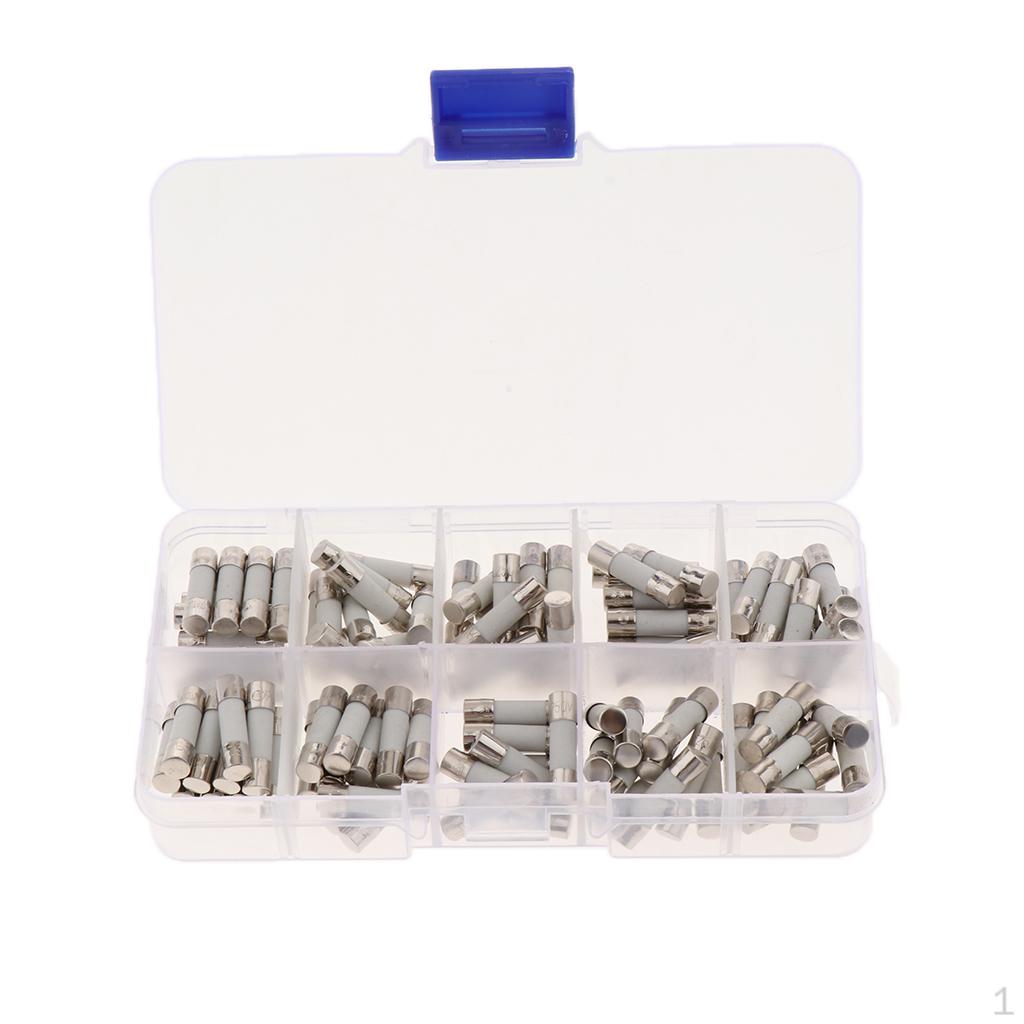5x20mm 0.5A-30A Ceramic Tube s Assorted Kit with Holder-100pcs/lot
5x20mm 0.5A-30A Ceramic Tube s Assorted Kit with Holder-100pcs/lot