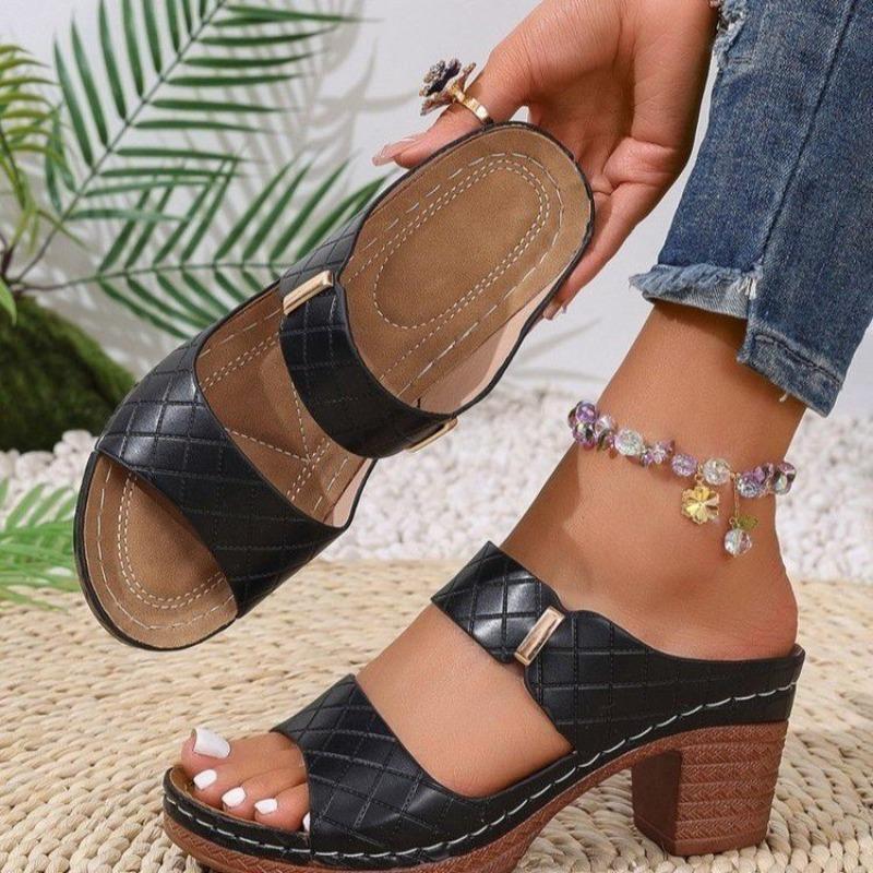 High-heeled Slippers Large-sized Fashionable Shoes Thick-heeled Fish-mouthed Flip-flops 36 белый
High-heeled Slippers Large-sized Fashionable Shoes Thick-heeled Fish-mouthed Flip-flops 36 белый