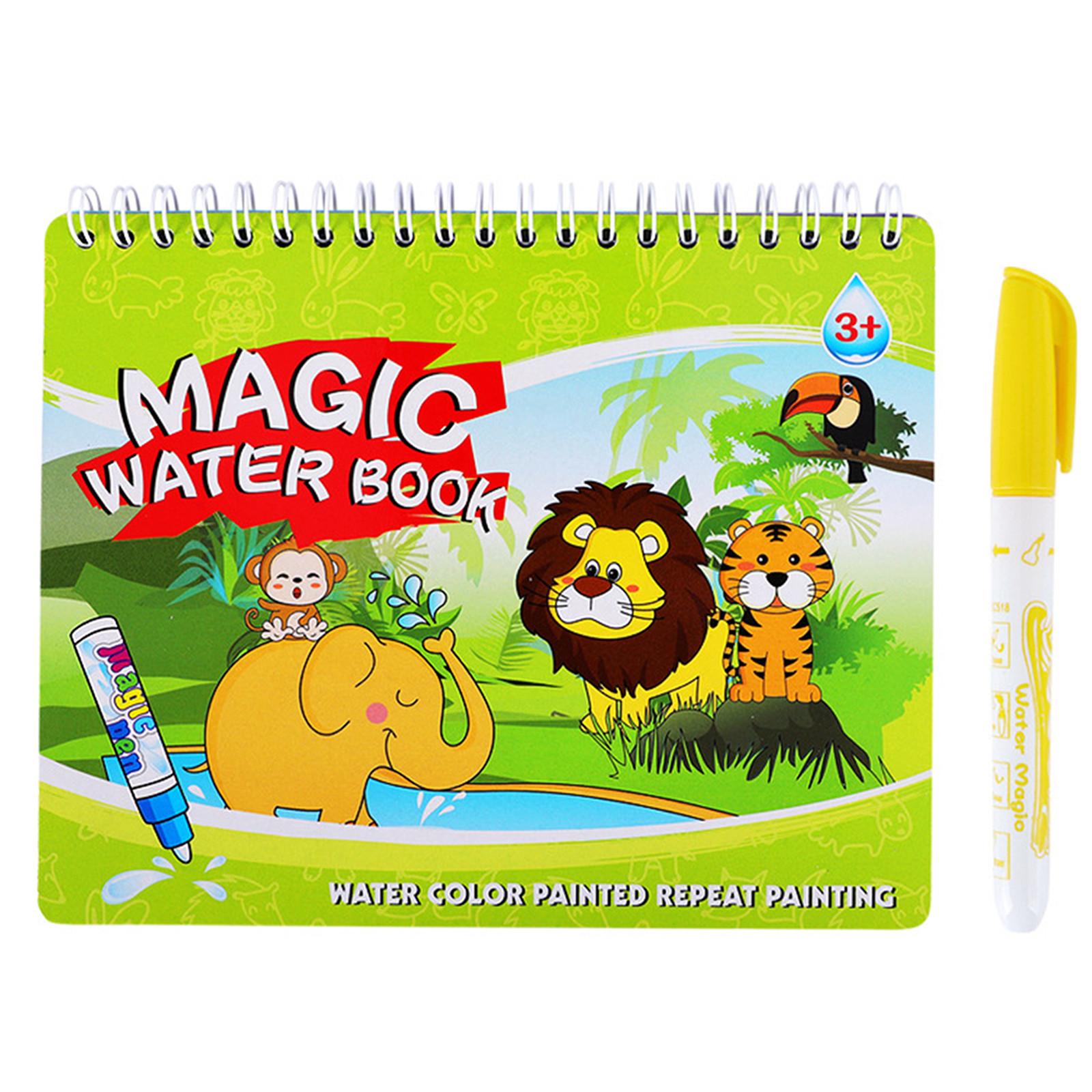 Детская книжка с картинками на воде. Книга с картинками на волшебной воде. Раскраска.
Детская книжка с картинками на воде. Книга с картинками на волшебной воде. Раскраска.