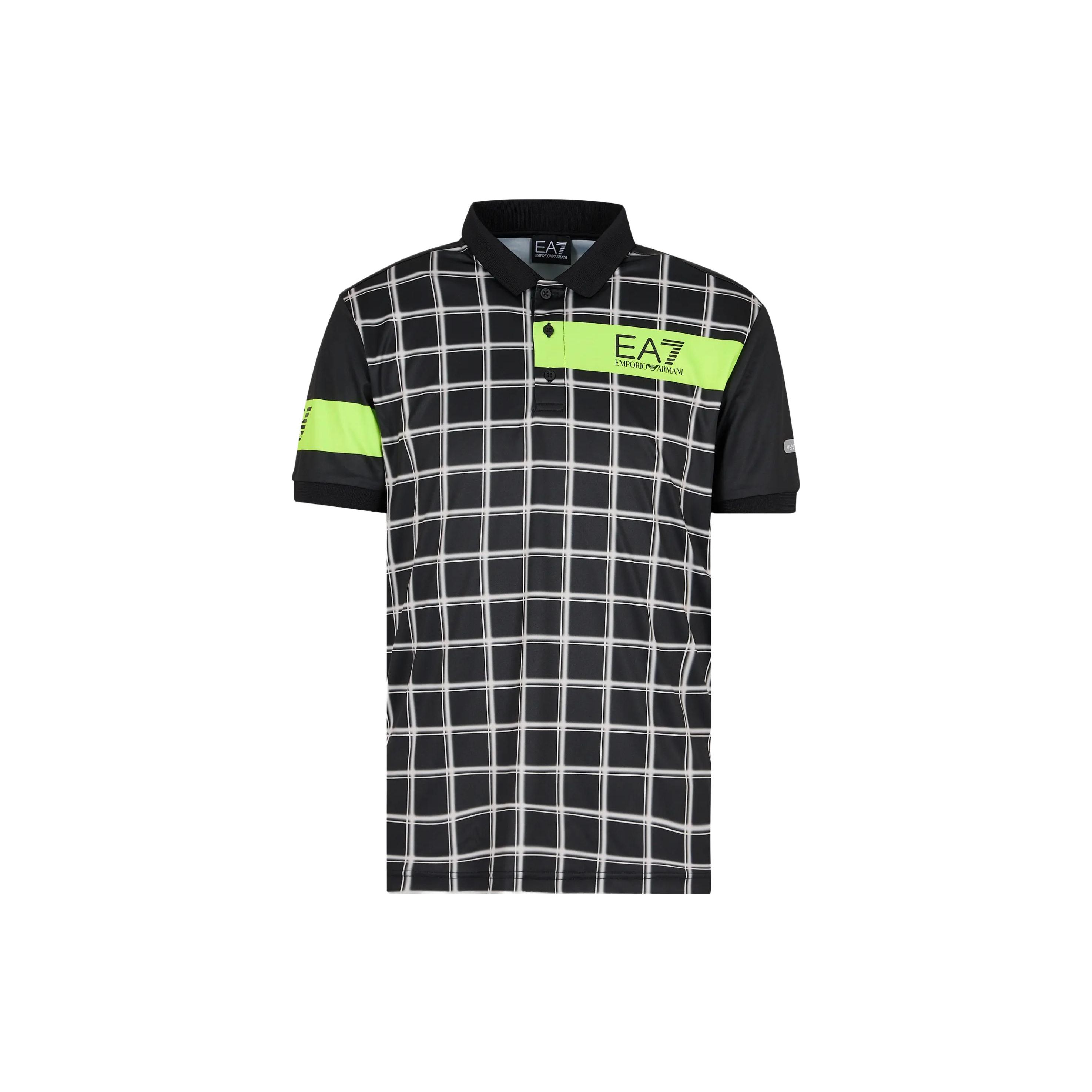 Emporio Armani EA7 FW23 Color Block Plaid Logo Print Short Sleeve Polo Shirt Men tops Black 6RPF23-PJPCZ-1200 XL
Emporio Armani EA7 FW23 Color Block Plaid Logo Print Short Sleeve Polo Shirt Men tops Black 6RPF23-PJPCZ-1200 XL