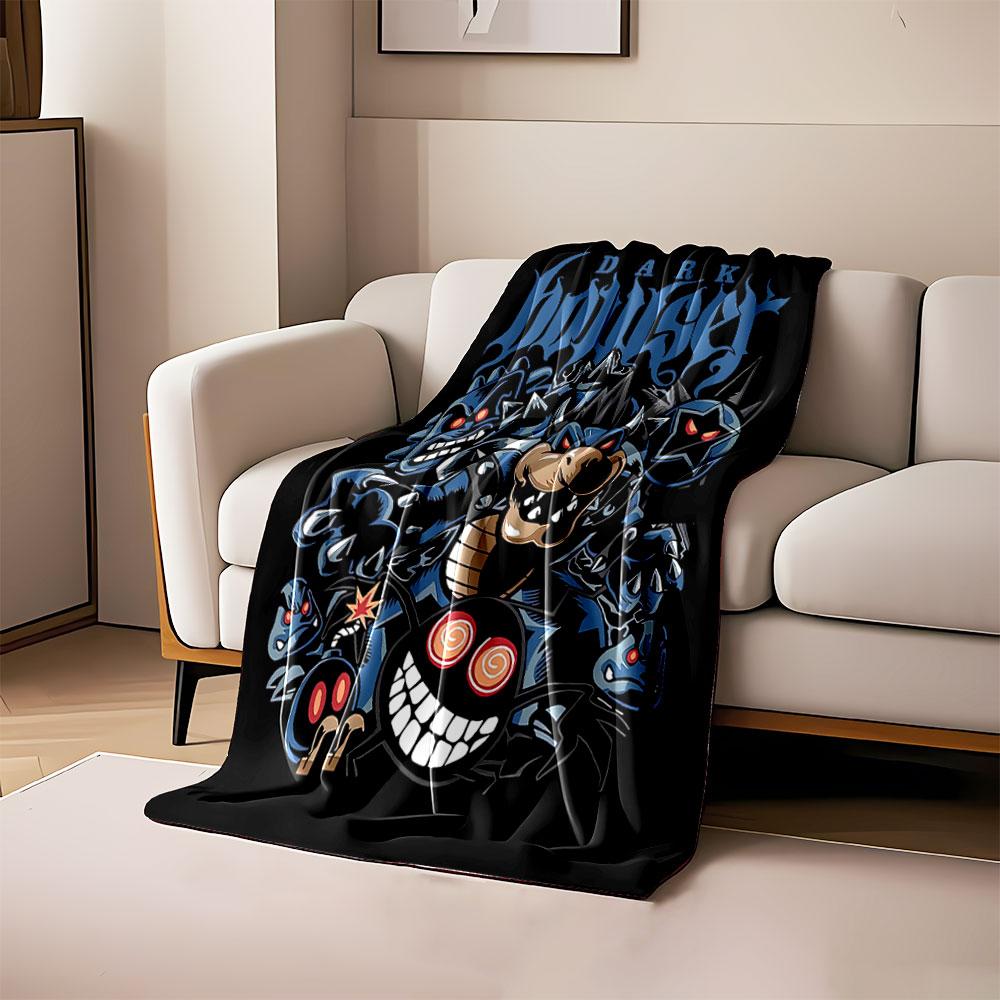 A fierce, dark cartoon creature surrounded by spiked, menacing characters. for all seasons blanket lunch break throw gift 80cm x 120cm
A fierce, dark cartoon creature surrounded by spiked, menacing characters. for all seasons blanket lunch break throw gift 80cm x 120cm