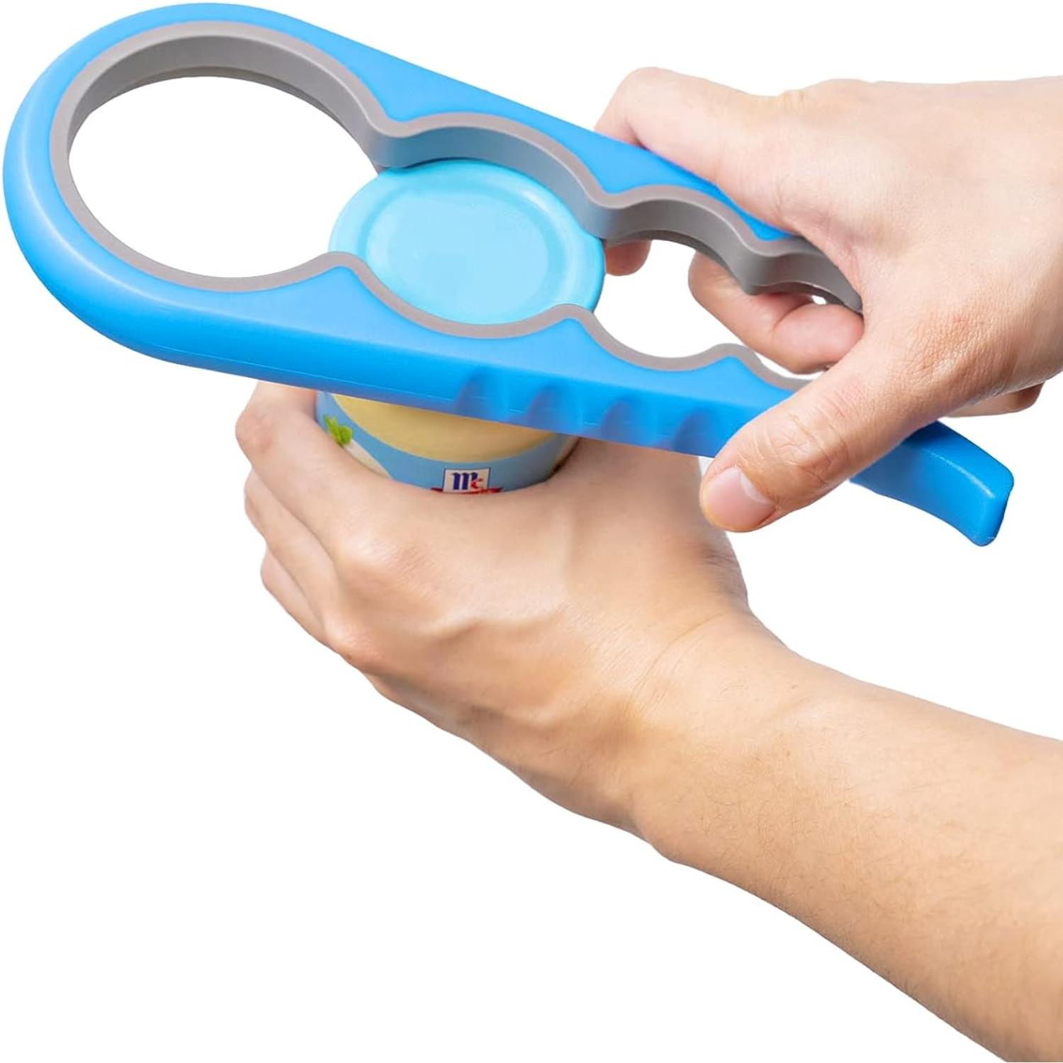 Відкривачка для банок Відкривачка для пляшок Захват для банок для ослаблених рук, людей похилого віку з артритом, дітей, 4 в 1, що не ковзає, відкривачка для банок, яка легко знімає кришки синій
Відкривачка для банок Відкривачка для пляшок Захват для банок для ослаблених рук, людей похилого віку з артритом, дітей, 4 в 1, що не ковзає, відкривачка для банок, яка легко знімає кришки синій