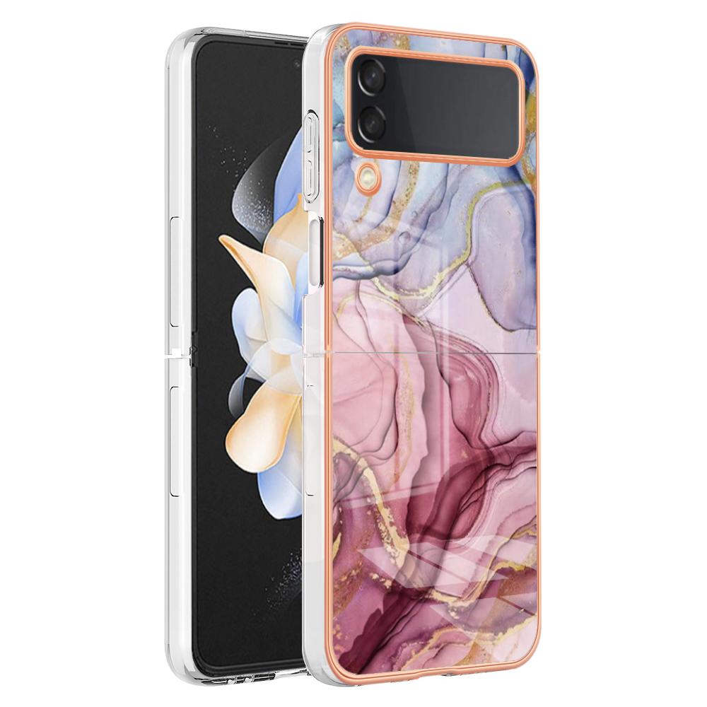 TPU Phone Case for Samsung Galaxy Z Flip3 5G Electroplating Anti-Drop Case YB IMD Series-16 Style E 2.0mm Marble Pattern IMD Back Cover Rose Gold
TPU Phone Case for Samsung Galaxy Z Flip3 5G Electroplating Anti-Drop Case YB IMD Series-16 Style E 2.0mm Marble Pattern IMD Back Cover Rose Gold