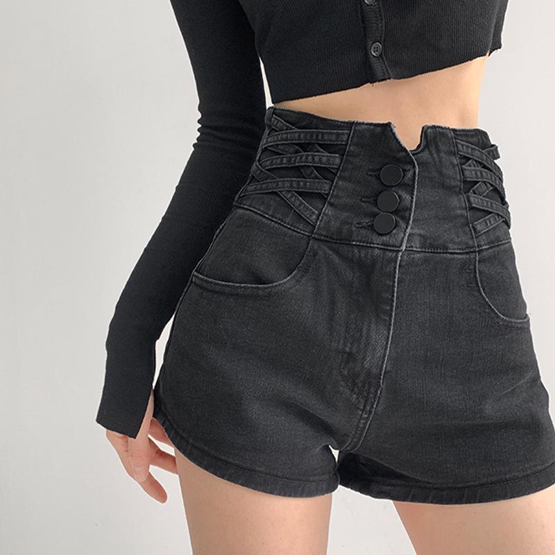 High-Waisted Petite A-Line Denim Shorts for Women - Sweet & Spicy Summer Style 2XL синий
High-Waisted Petite A-Line Denim Shorts for Women - Sweet & Spicy Summer Style 2XL синий