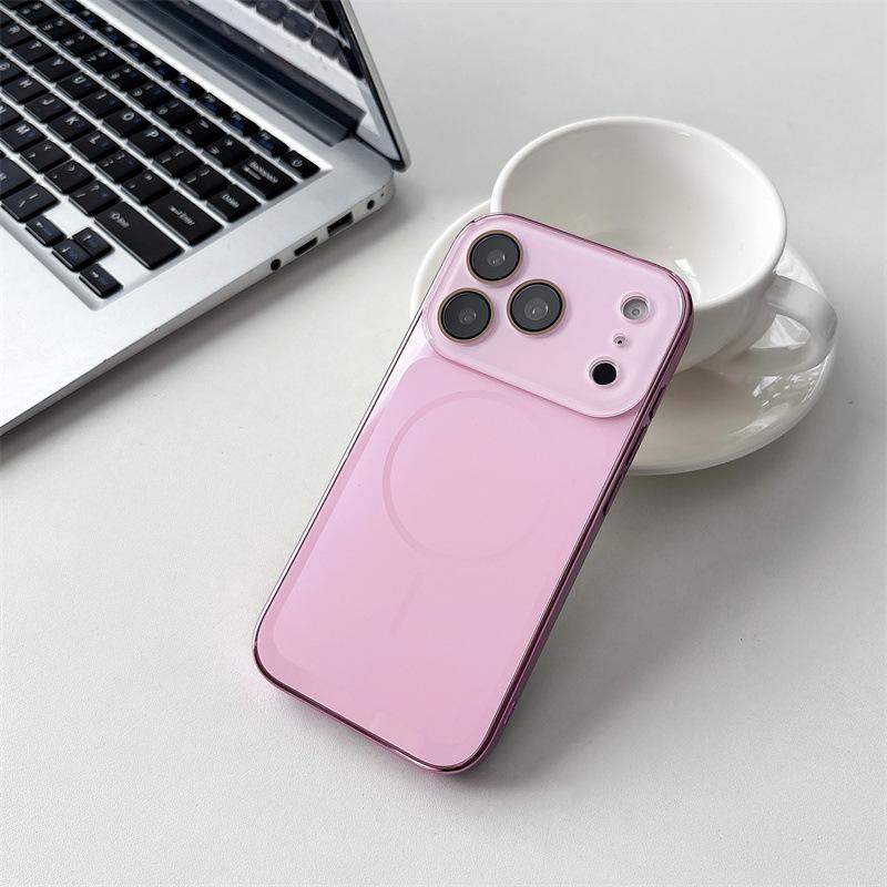 Premium Electroplated Magnetic Glass Case for iPhone 17/16 Pro Max/15/14 iPhone 14 Pro
Premium Electroplated Magnetic Glass Case for iPhone 17/16 Pro Max/15/14 iPhone 14 Pro