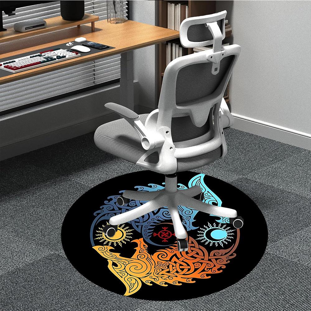 1PC Wolf Moon Office Round Area Rug, Indoor Mat Suitable For Office, Under Office Chairs Bedroom Living Room Home Decor, Room DecoT1223059 80cm by 80cm
1PC Wolf Moon Office Round Area Rug, Indoor Mat Suitable For Office, Under Office Chairs Bedroom Living Room Home Decor, Room DecoT1223059 80cm by 80cm