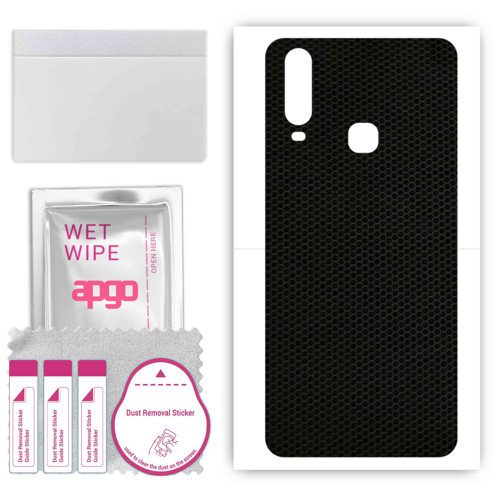 apgo Protective Skin Sticker for the back compatible with vivo U10, Wrap Film, Foil, Vinyl - Pattern Matrix
apgo Protective Skin Sticker for the back compatible with vivo U10, Wrap Film, Foil, Vinyl - Pattern Matrix