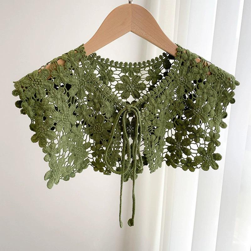 Болеро-шаль из хлопка с цветочным кружевом в корейском стиле для женщин - весенне-летняя накидка-шарф с завязками на плечах
Болеро-шаль из хлопка с цветочным кружевом в корейском стиле для женщин - весенне-летняя накидка-шарф с завязками на плечах