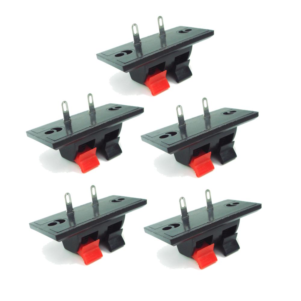 5pcs 10pcs Spring Clip Speaker Terminal 2 Way Ports Binding Post Connector Socket Jack Audio Speaker Terminals
5pcs 10pcs Spring Clip Speaker Terminal 2 Way Ports Binding Post Connector Socket Jack Audio Speaker Terminals