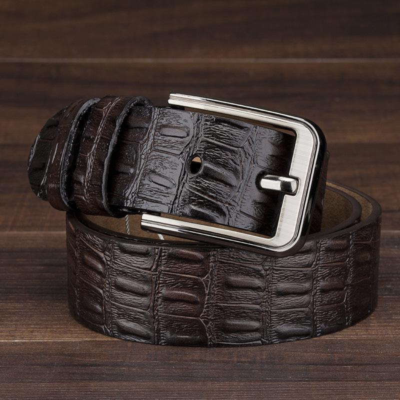 Belt Men S Whole Cowhide Cut Crocodile Pattern Men S Belt Pin Buckle Business Light Luxury Men S Belt 110cm
Belt Men S Whole Cowhide Cut Crocodile Pattern Men S Belt Pin Buckle Business Light Luxury Men S Belt 110cm