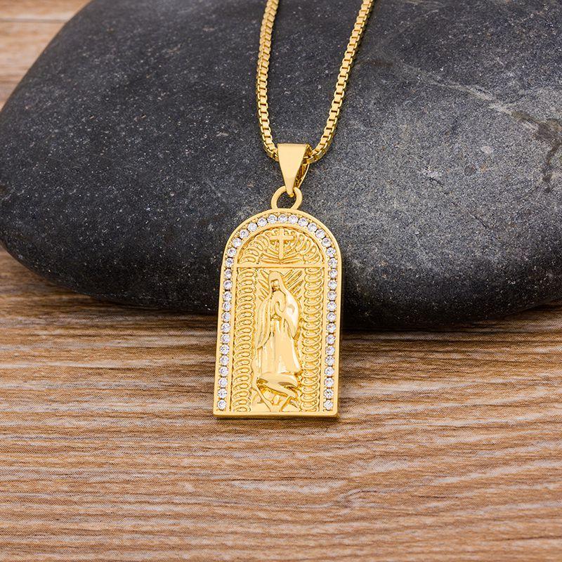 AIBEF High Quality Rainbow CZ Stone Virgin Mary Necklaces Pendant Copper Chain Christian Jewelry Women Christmas Birthday Gift
AIBEF High Quality Rainbow CZ Stone Virgin Mary Necklaces Pendant Copper Chain Christian Jewelry Women Christmas Birthday Gift