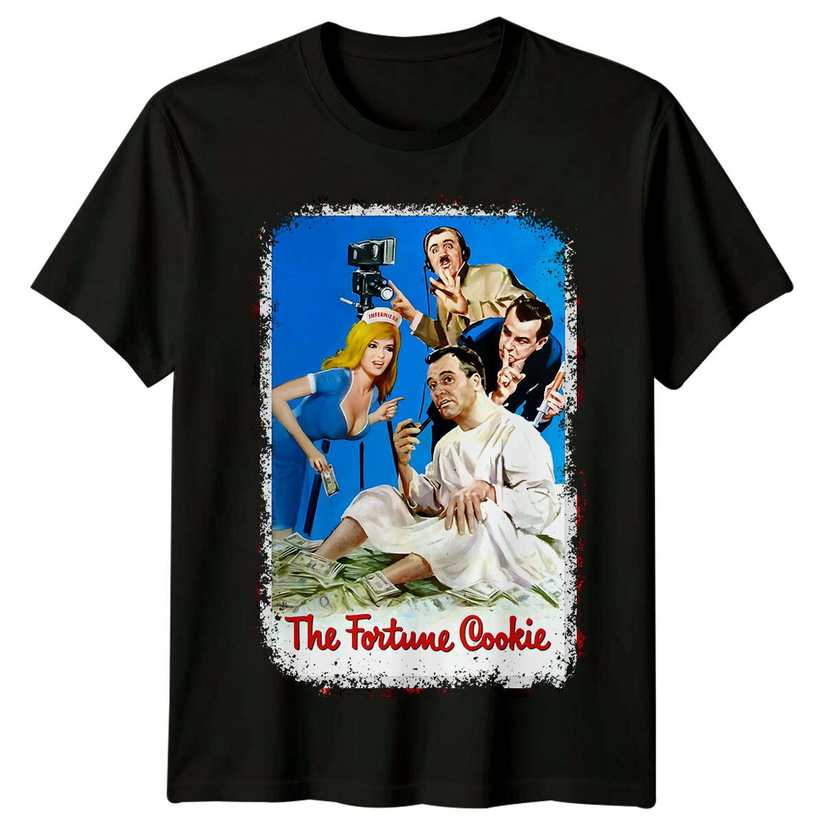 The Fortune Cookie (1966) Movie Poster Inspired 100% Cotton T-shirt Mens Tees Top Retro Tee Unisex XL
The Fortune Cookie (1966) Movie Poster Inspired 100% Cotton T-shirt Mens Tees Top Retro Tee Unisex XL