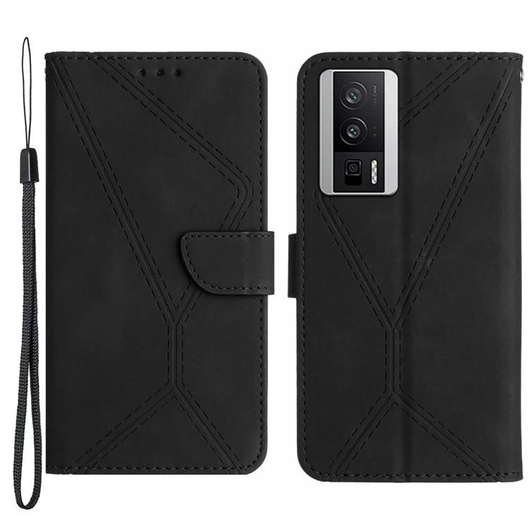 HT05 PU Leather Cover for Xiaomi Poco F5 Pro 5G / Redmi K60 5G / K60 Pro 5G , Imprinted Line Stand Flip Wallet Phone Case
HT05 PU Leather Cover for Xiaomi Poco F5 Pro 5G / Redmi K60 5G / K60 Pro 5G , Imprinted Line Stand Flip Wallet Phone Case