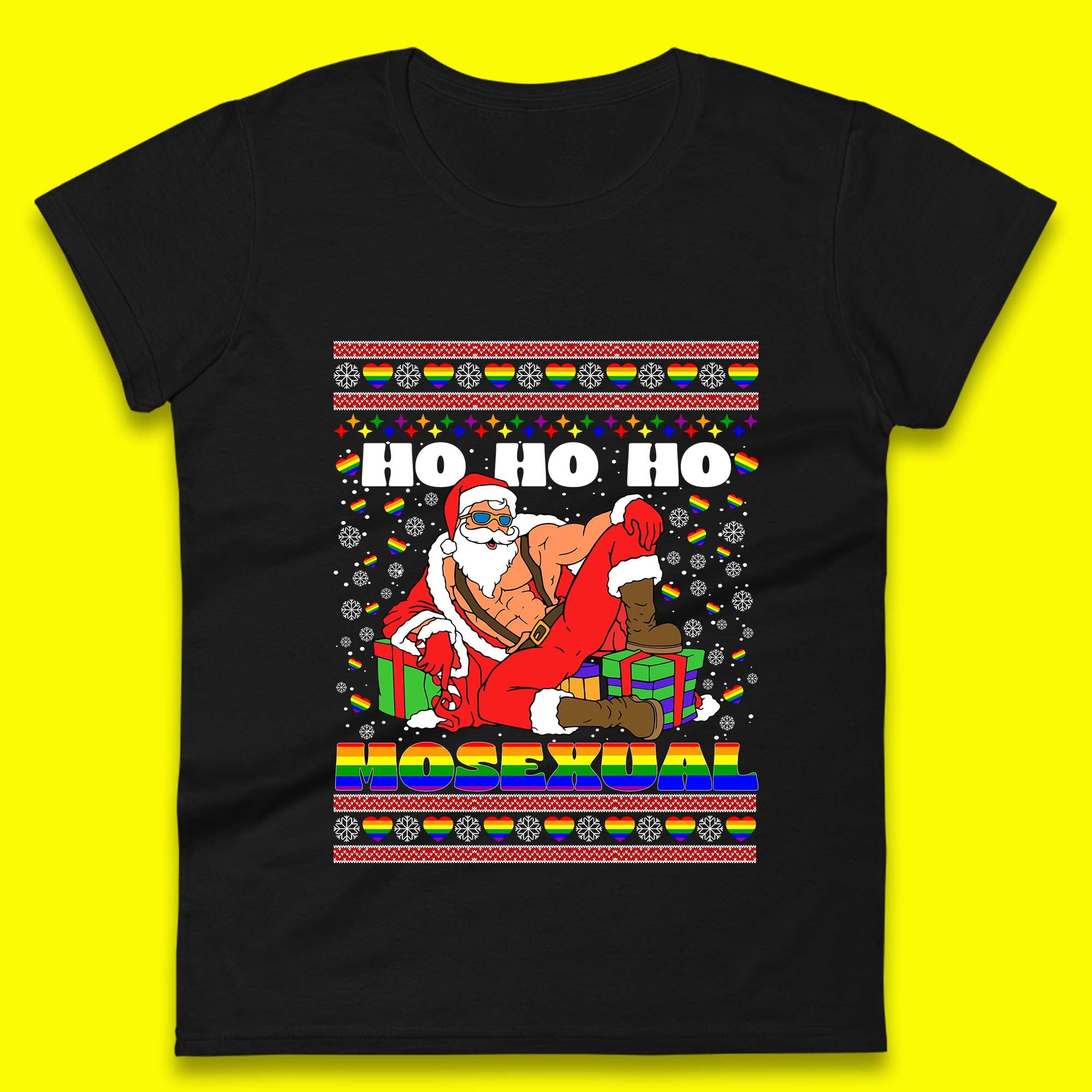 Ho Ho Ho Homosexual Christmas Womens T-Shirt Mens Tops Tees Unisex XL
Ho Ho Ho Homosexual Christmas Womens T-Shirt Mens Tops Tees Unisex XL