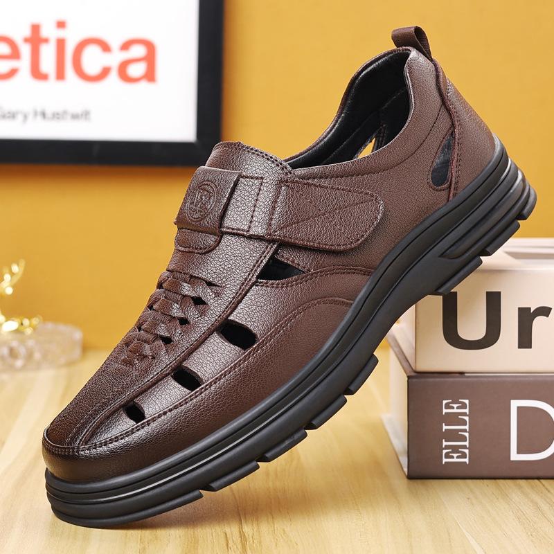 2024 summer new men s hollow breathable hole shoes men s Velcro breathable sandals middle-aged dad shoes 3331 44 коричневий
2024 summer new men s hollow breathable hole shoes men s Velcro breathable sandals middle-aged dad shoes 3331 44 коричневий