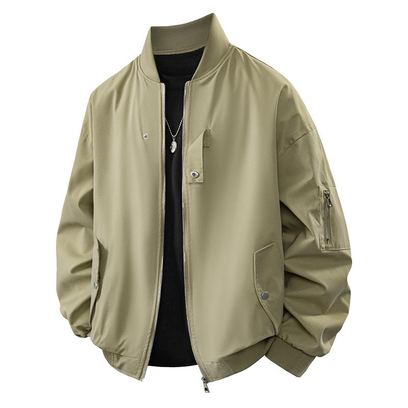 Осень и Зима Воротник-стойка Однотонная Уличная Ретро Куртка Молния Пуговица Длинный рукав Водолазка Пальто Топ L хаки
Осень и Зима Воротник-стойка Однотонная Уличная Ретро Куртка Молния Пуговица Длинный рукав Водолазка Пальто Топ L хаки