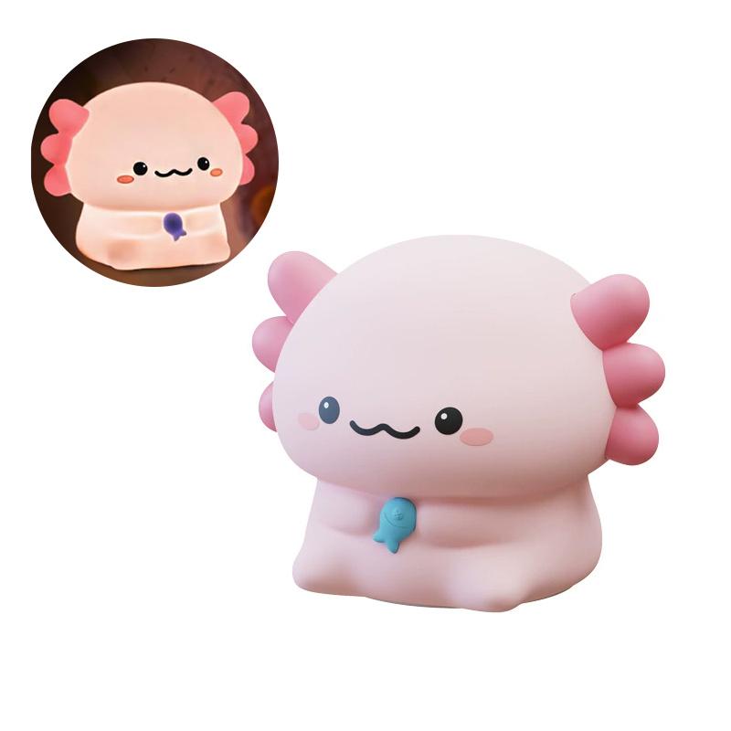 Axolotl-Baby Night Light Cute Silicone Salamander Usb Rechargeable Night Light With Touch Control Birthday Gift For Children
Axolotl-Baby Night Light Cute Silicone Salamander Usb Rechargeable Night Light With Touch Control Birthday Gift For Children