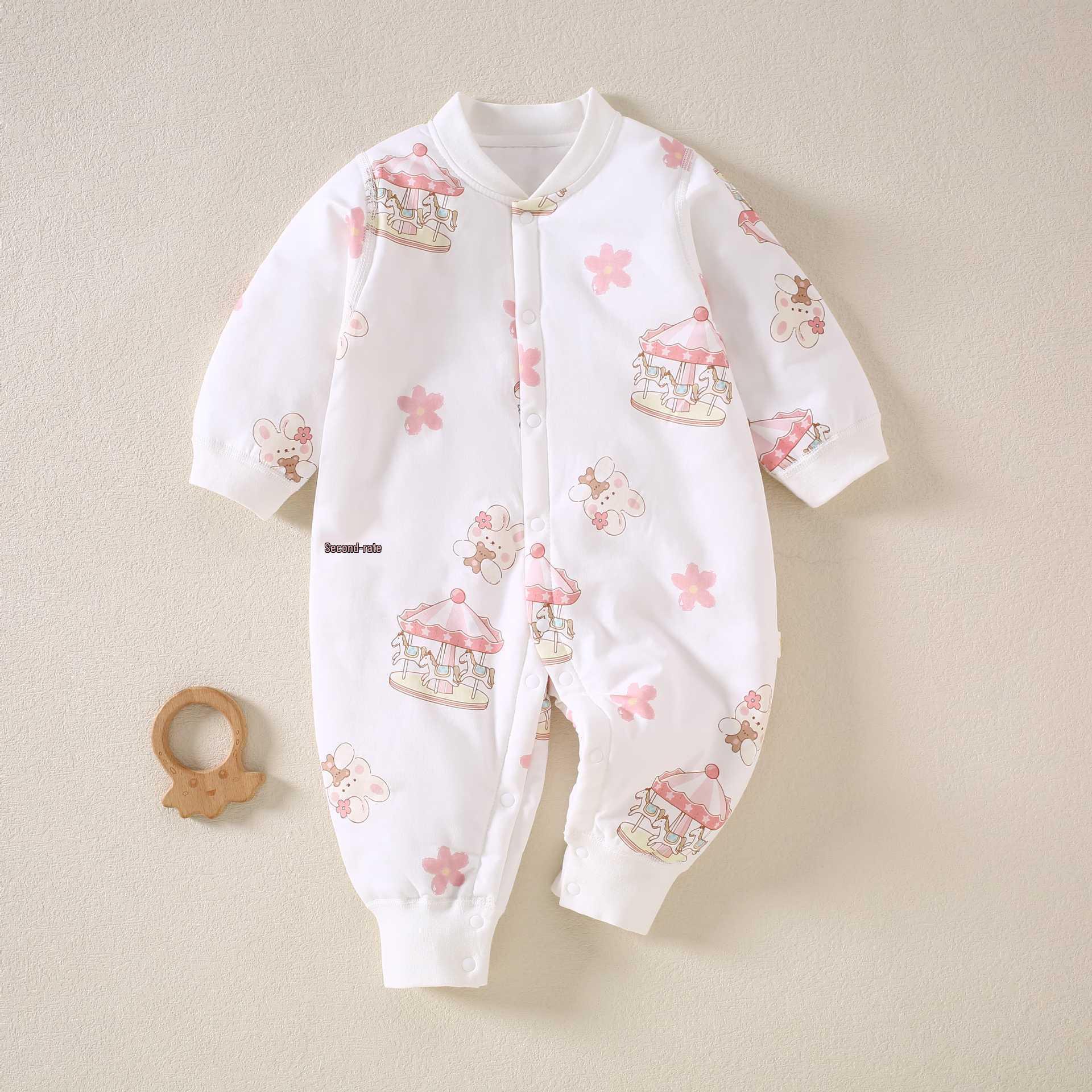 Autumn Winter Baby Jumpsuit: 40g Thin Padded Cotton Bodysuit for Boys & Girls - Warm Newborn Crawling Outfit 66
Autumn Winter Baby Jumpsuit: 40g Thin Padded Cotton Bodysuit for Boys & Girls - Warm Newborn Crawling Outfit 66