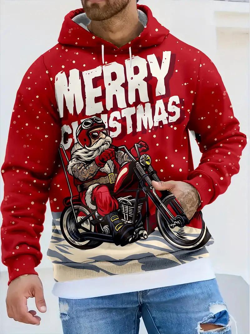 Christmas 3D Print Hooded Sweatshirt for Men - New Sportswear Collection XL
Christmas 3D Print Hooded Sweatshirt for Men - New Sportswear Collection XL