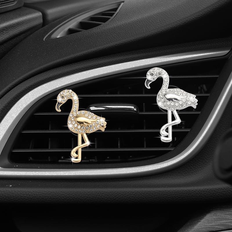Bling Flamingo Car Perfume Clip Cute Perfume Aromatherapy Air Conditioner Outlet Diffuser Clip Air Freshener Car Accessories золотой
Bling Flamingo Car Perfume Clip Cute Perfume Aromatherapy Air Conditioner Outlet Diffuser Clip Air Freshener Car Accessories золотой
