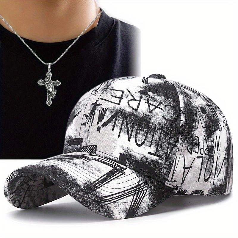 Комплект из 2 мужских бейсболок, ожерелье, повседневная шляпа от солнца для пары, модное ожерелье с подвеской в виде креста, солнцезащитная шляпа для отдыха на открытом воздухе белый
Комплект из 2 мужских бейсболок, ожерелье, повседневная шляпа от солнца для пары, модное ожерелье с подвеской в виде креста, солнцезащитная шляпа для отдыха на открытом воздухе белый