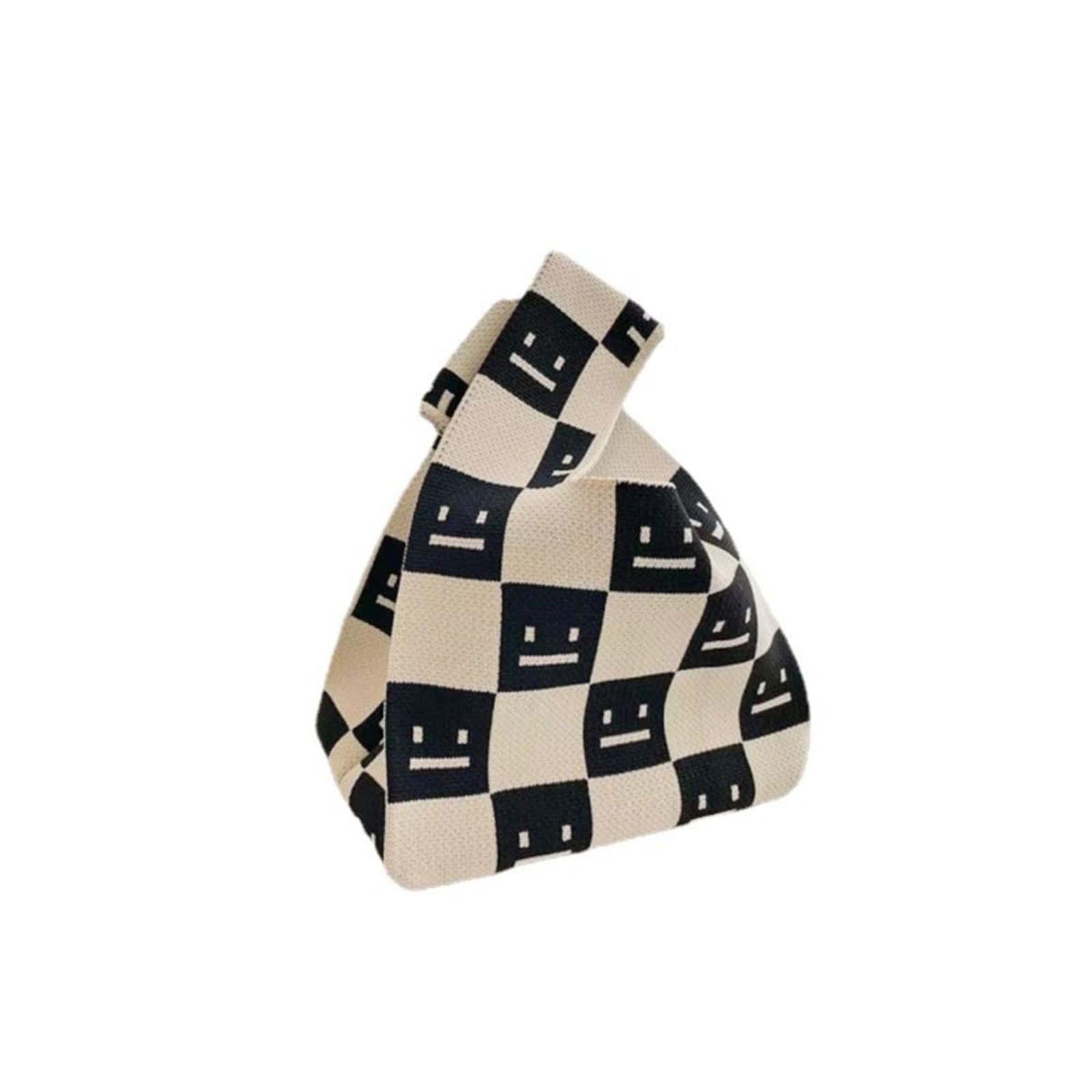 Вязаная сумка Милая клетчатая сумка-жилет на завязках для женской вязаной сумки на запястье, Модная и минималистичная маленькая сумочка One Size белый
Вязаная сумка Милая клетчатая сумка-жилет на завязках для женской вязаной сумки на запястье, Модная и минималистичная маленькая сумочка One Size белый