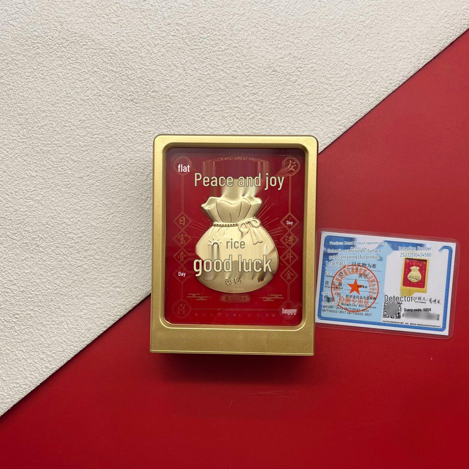999 Pure Gold Good Luck Weight Loss & Wealth Ornament Photo Frame Gift
999 Pure Gold Good Luck Weight Loss & Wealth Ornament Photo Frame Gift