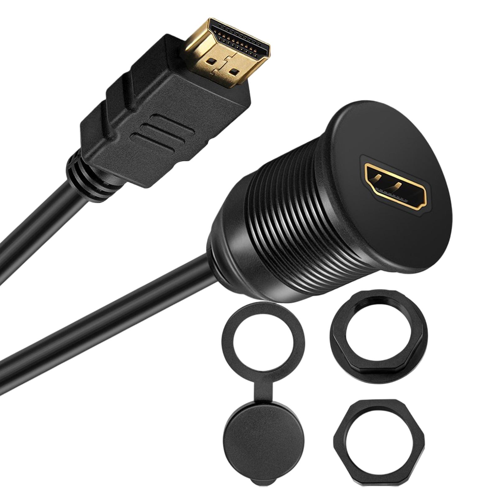 Автомобильная лодочная HDMI-совместимая панель для скрытой установки, удлинительный кабель для транспортных средств, мотоциклов, крепление, позолоченные разъемы 1M
Автомобильная лодочная HDMI-совместимая панель для скрытой установки, удлинительный кабель для транспортных средств, мотоциклов, крепление, позолоченные разъемы 1M