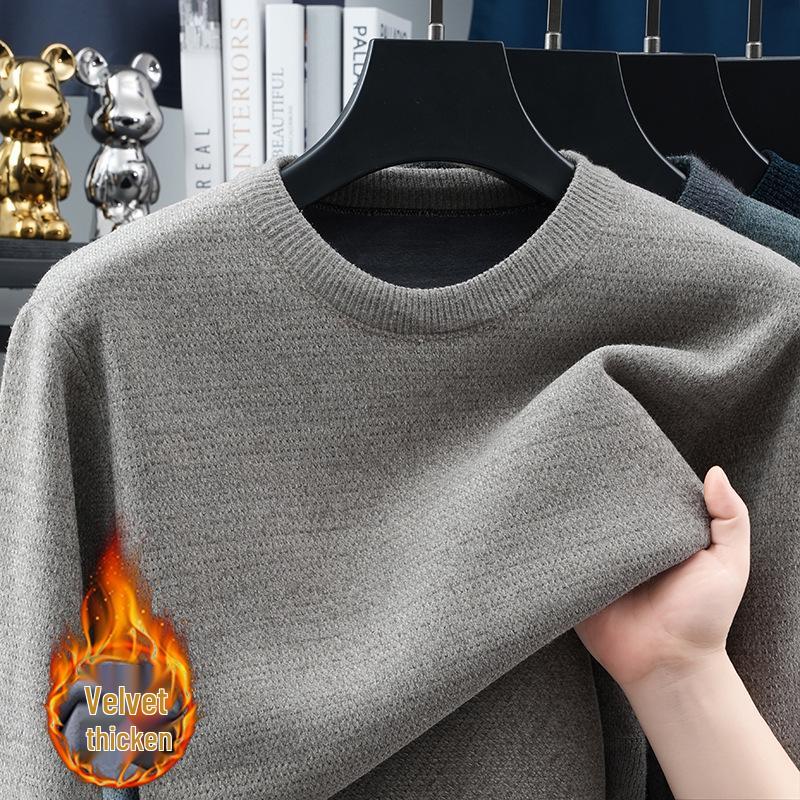2025 Winter Men s High-End Fashion Knitted Sweater, Plus Velvet Thickened Long Sleeve Base Layer M recommended for 90-115 lbs
2025 Winter Men s High-End Fashion Knitted Sweater, Plus Velvet Thickened Long Sleeve Base Layer M recommended for 90-115 lbs