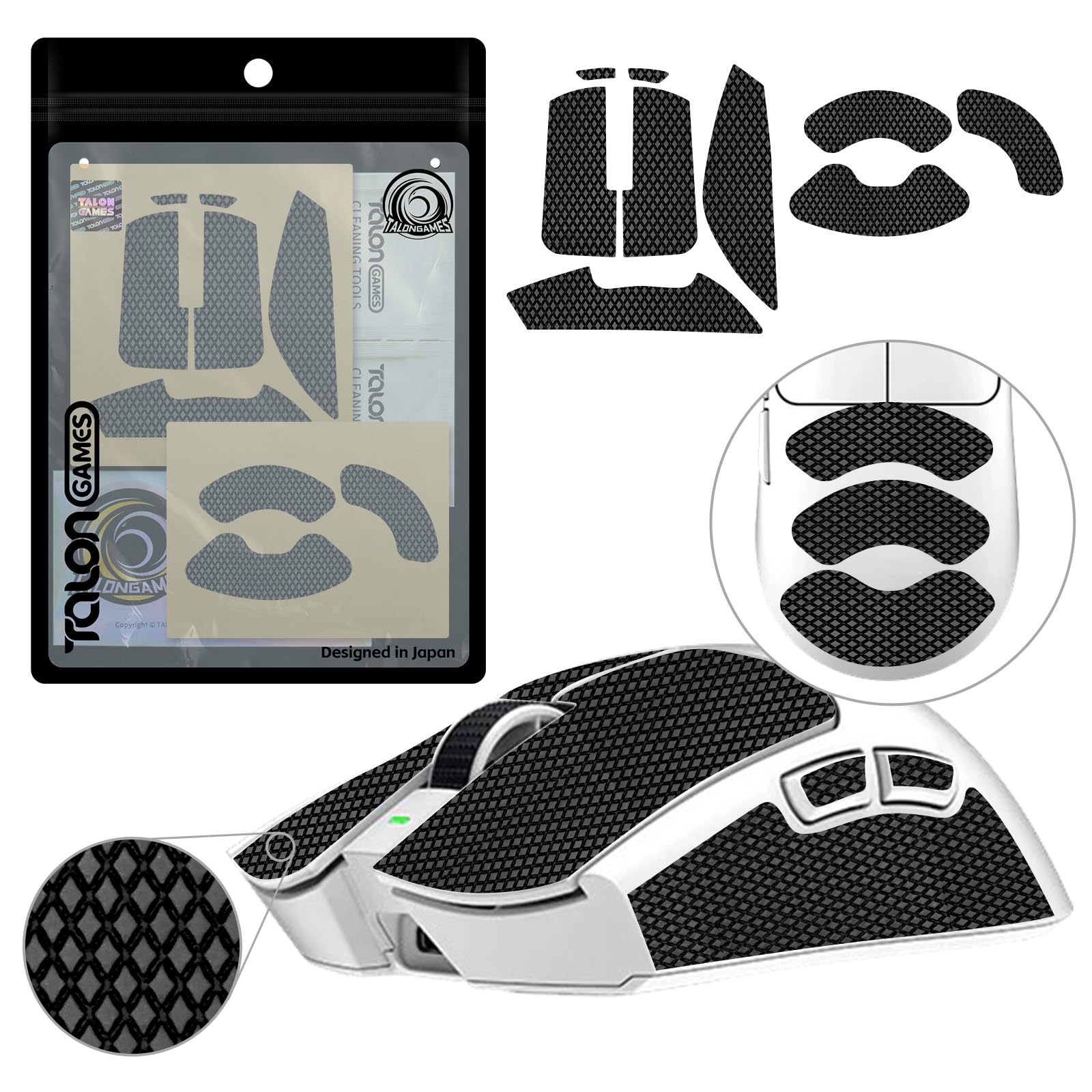 TALONGAMES Mouse Grip Tape for Razer Viper V3 Pro, Ultra-Thin 0.5mm, Highly Absorbent, Anti-Slip Tape for Gaming Mouse, Pre-Cut [Authorized Japanese
TALONGAMES Mouse Grip Tape for Razer Viper V3 Pro, Ultra-Thin 0.5mm, Highly Absorbent, Anti-Slip Tape for Gaming Mouse, Pre-Cut [Authorized Japanese
