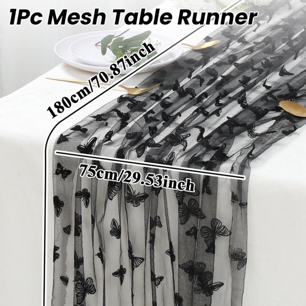 Butterfly Print Butterfly Mesh Table Runner Multi-color Semi-Transparent Gauze Tablecloth Table Decor Wedding Table Runner чёрный
Butterfly Print Butterfly Mesh Table Runner Multi-color Semi-Transparent Gauze Tablecloth Table Decor Wedding Table Runner чёрный