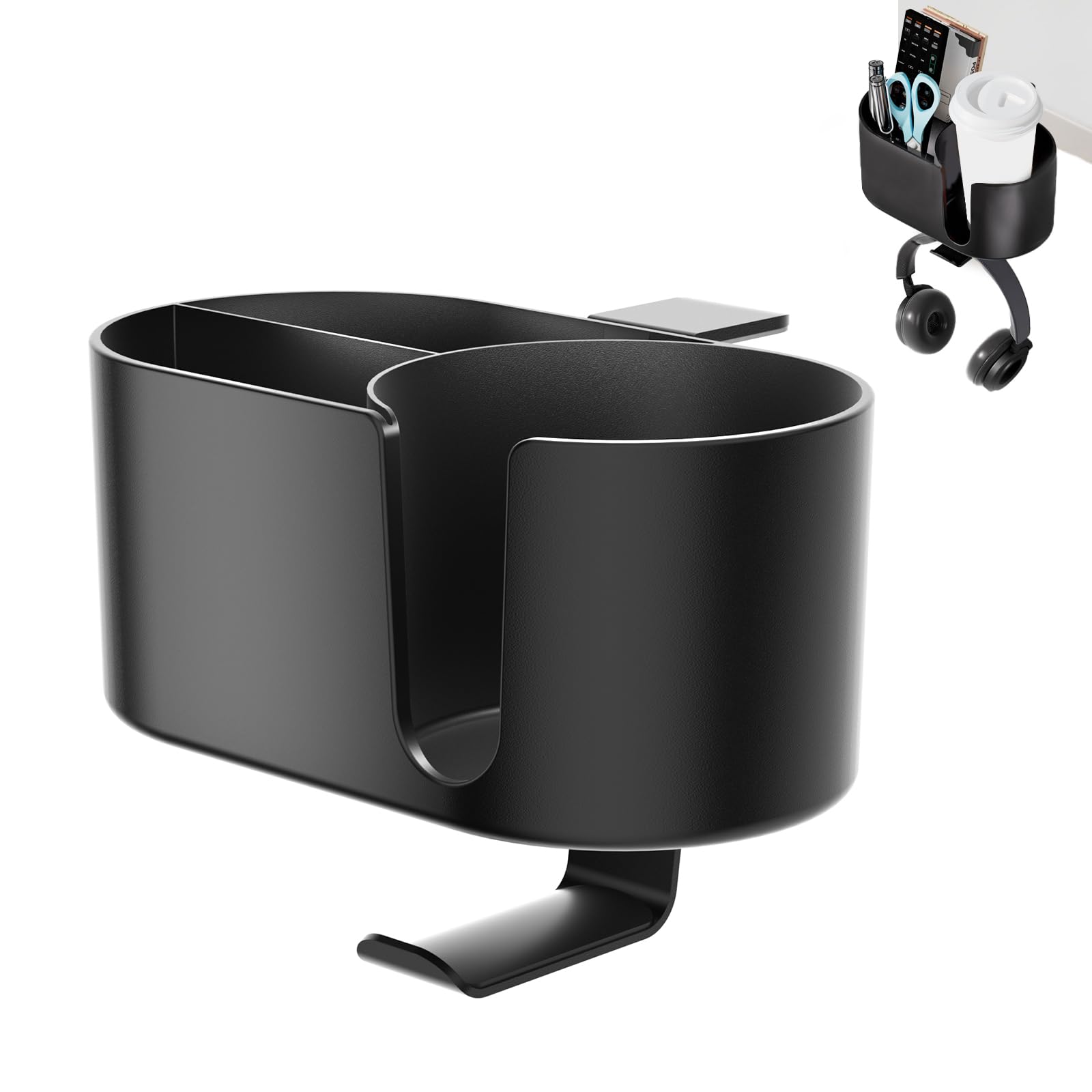 KASELIN Органайзер для стола 4-в-1, Многофункциональная подставка для наушников, Подставка для напитков, Крючок для наушников под стол, Хранение мелких предметов, Вращение на 360 градусов,
KASELIN Органайзер для стола 4-в-1, Многофункциональная подставка для наушников, Подставка для напитков, Крючок для наушников под стол, Хранение мелких предметов, Вращение на 360 градусов,