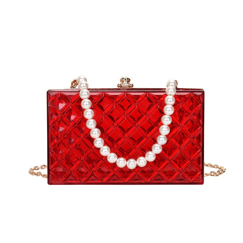 Colorful Transparent Pvc Shoulder Bag for Woman Luxury Designer Handbag and Purse Pearl Crossbody Bag Summer Ladies Box Bag
Colorful Transparent Pvc Shoulder Bag for Woman Luxury Designer Handbag and Purse Pearl Crossbody Bag Summer Ladies Box Bag