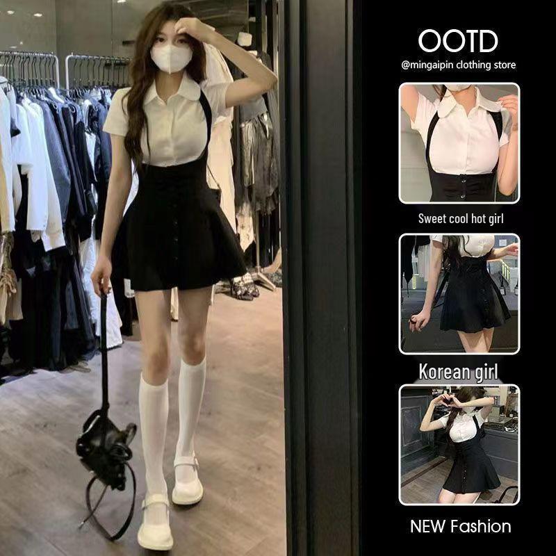 Black Slimming A-Line Mini Dress with High Waist Overalls for Women - Spring/Summer Collection XXL
Black Slimming A-Line Mini Dress with High Waist Overalls for Women - Spring/Summer Collection XXL