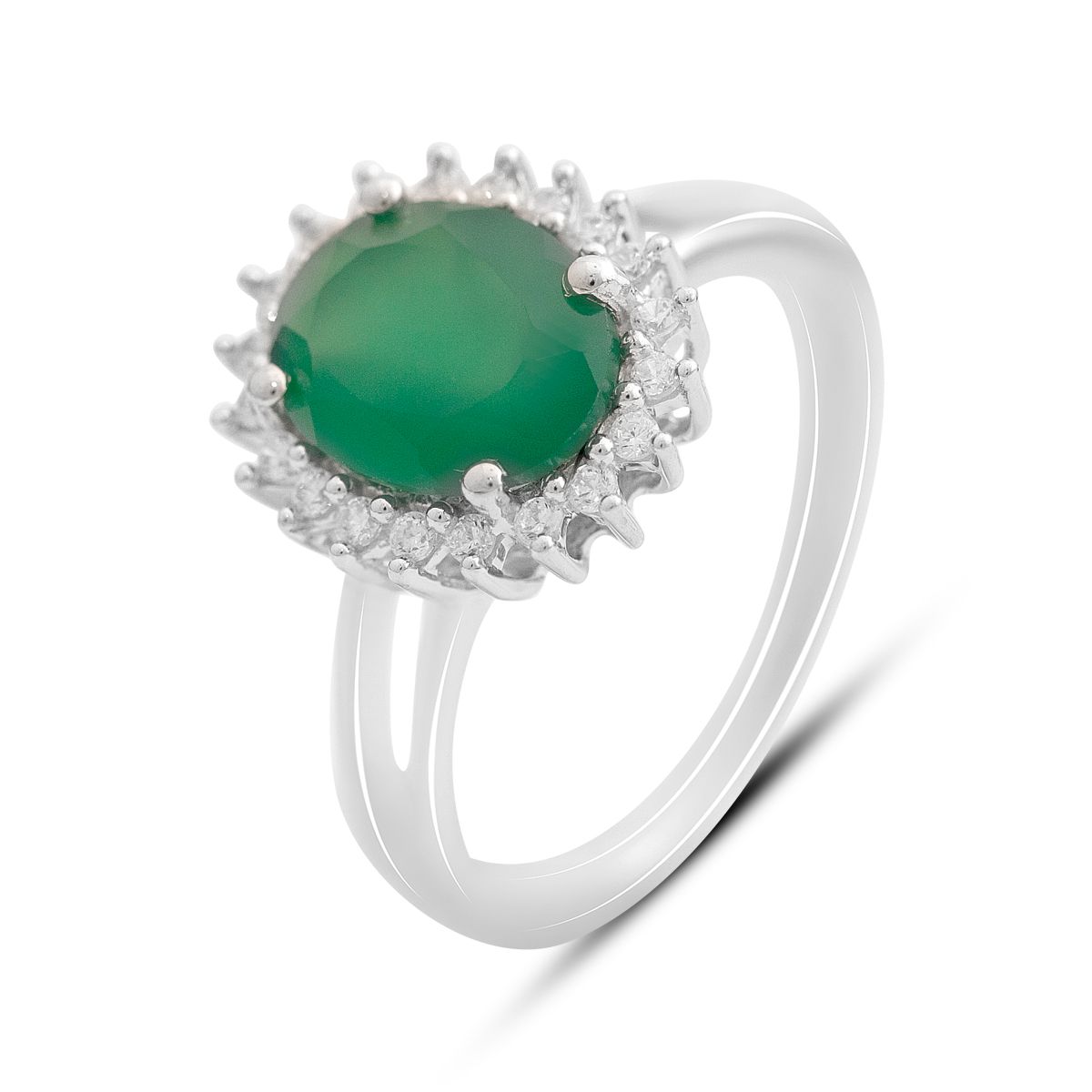 Серебряное кольцо с натуральным агатом, фианитами, вес изделия 3,03 гр (2174110) 17.5
Серебряное кольцо с натуральным агатом, фианитами, вес изделия 3,03 гр (2174110) 17.5